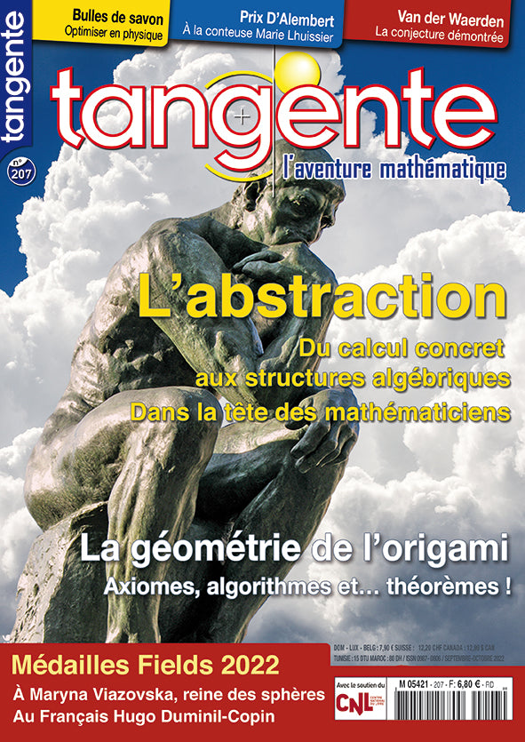Couverture du magazine Numéro 207 Tangente magazine - L'abstraction