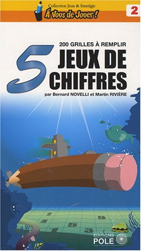 Couverture du livre 5 jeux de chiffres de Bernard Novelli