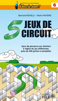 Couverture du livre 5 jeux de circuits de Bernard Novelli