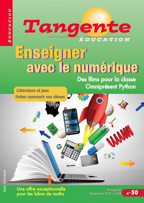 Couverture du magazine Numéro 50 Tangente éducation - Outils numériques
