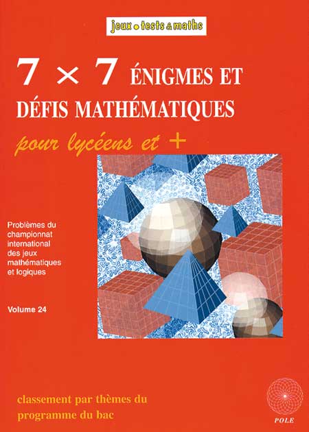 Couverture du livre 7x7 énigmes lycée