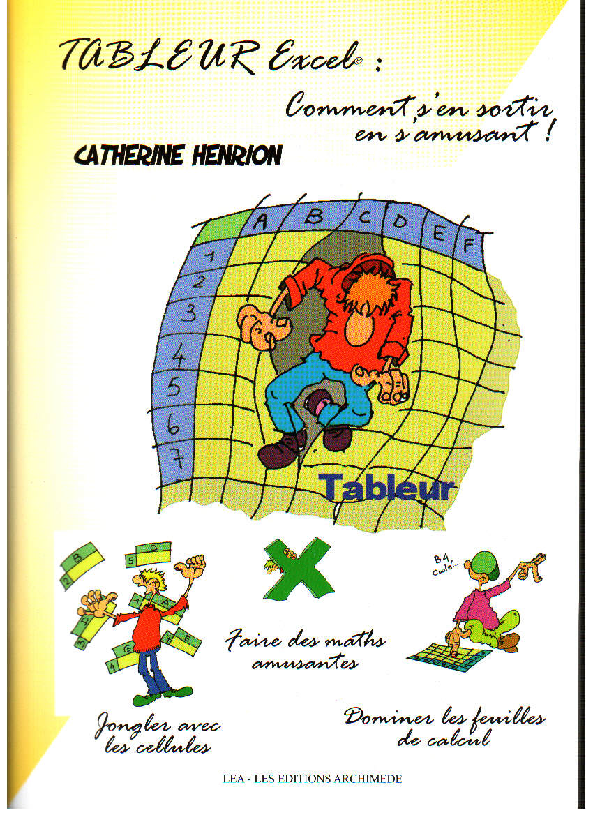 Couverture du livre Tableur excel de Catherine Henrion
