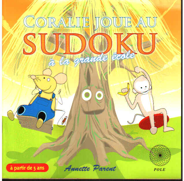 Couverture du livre Coralie joue au sudoku de Annette Parent