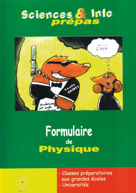 Couverture du livre Formulaire de physique de Renault