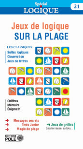 Couverture du livre Jeux de logique sur la plage (SPS21) de Bernard Myers