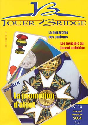Couverture du magazine Numéro 10 Jouer Bridge - La promotion d'atout