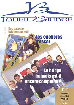 Couverture du magazine Numéro 11 Jouer Bridge - La promotion d'atout