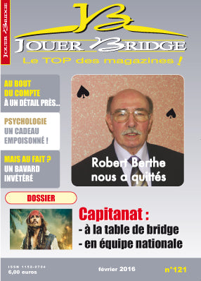 Couverture du magazine Numéro 121 Jouer Bridge -  Capitanat
