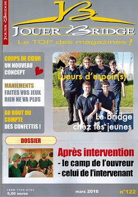 Couverture du magazine Numéro 122 Jouer Bridge -  Après intervention