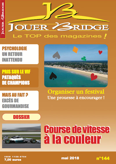 Couverture du magazine Numéro 144 Jouer Bridge -  Course de vitesse à la couleur