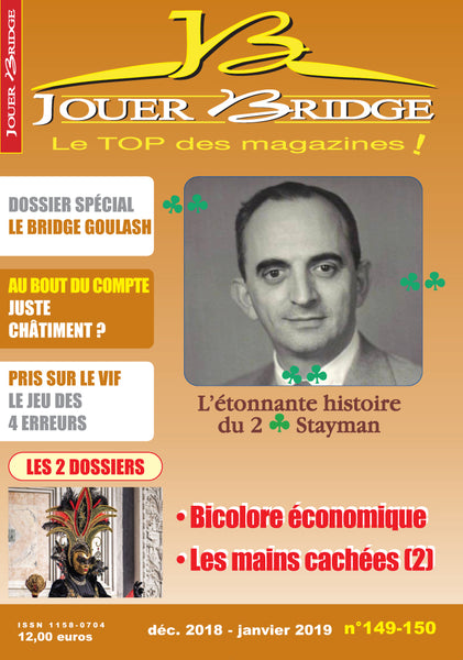 Numéro 149/150 Jouer Bridge -   Bicolore économique