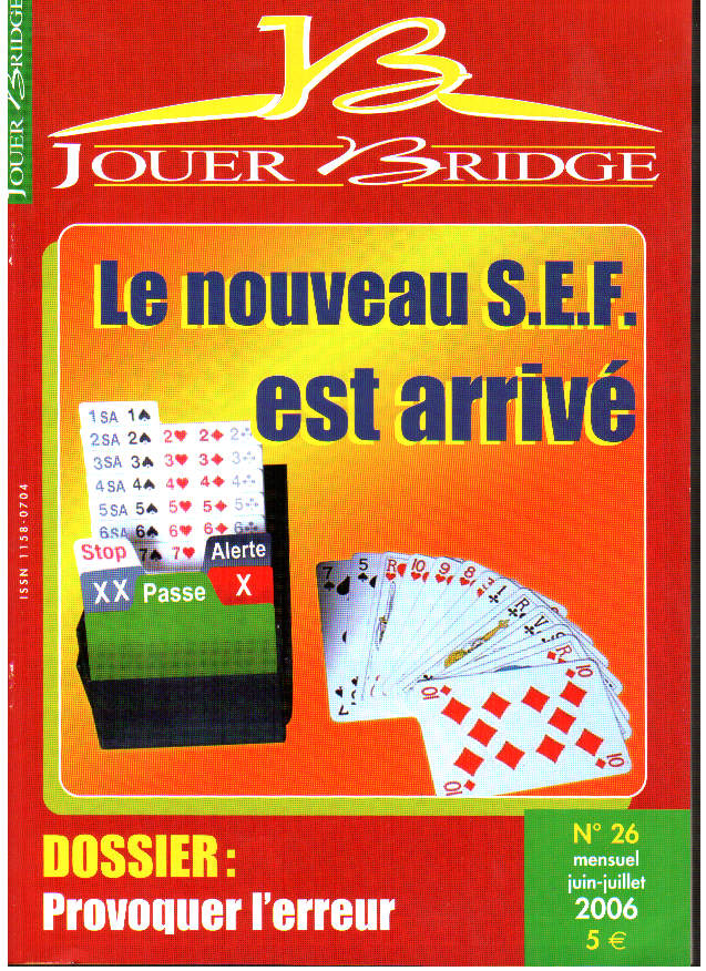 Couverture du magazine Numéro 26 Jouer Bridge -  Provoquer l'erreur