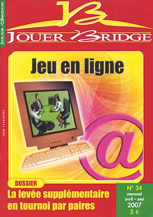Couverture du magazine Numéro 34 Jouer Bridge - La levée supplémentaire en TPP
