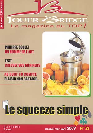 Couverture du magazine Numéro 53 Jouer Bridge - Squeeze simple