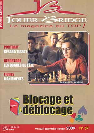 Couverture du magazine Numéro 57 Jouer Bridge - Blocages et déblocages