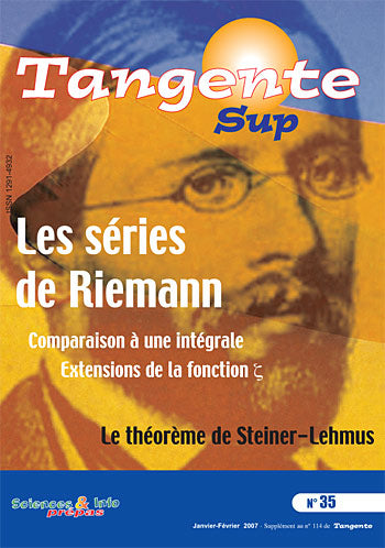 Couverture du magazine Tangente Sup 35 - Les Séries de Reimann