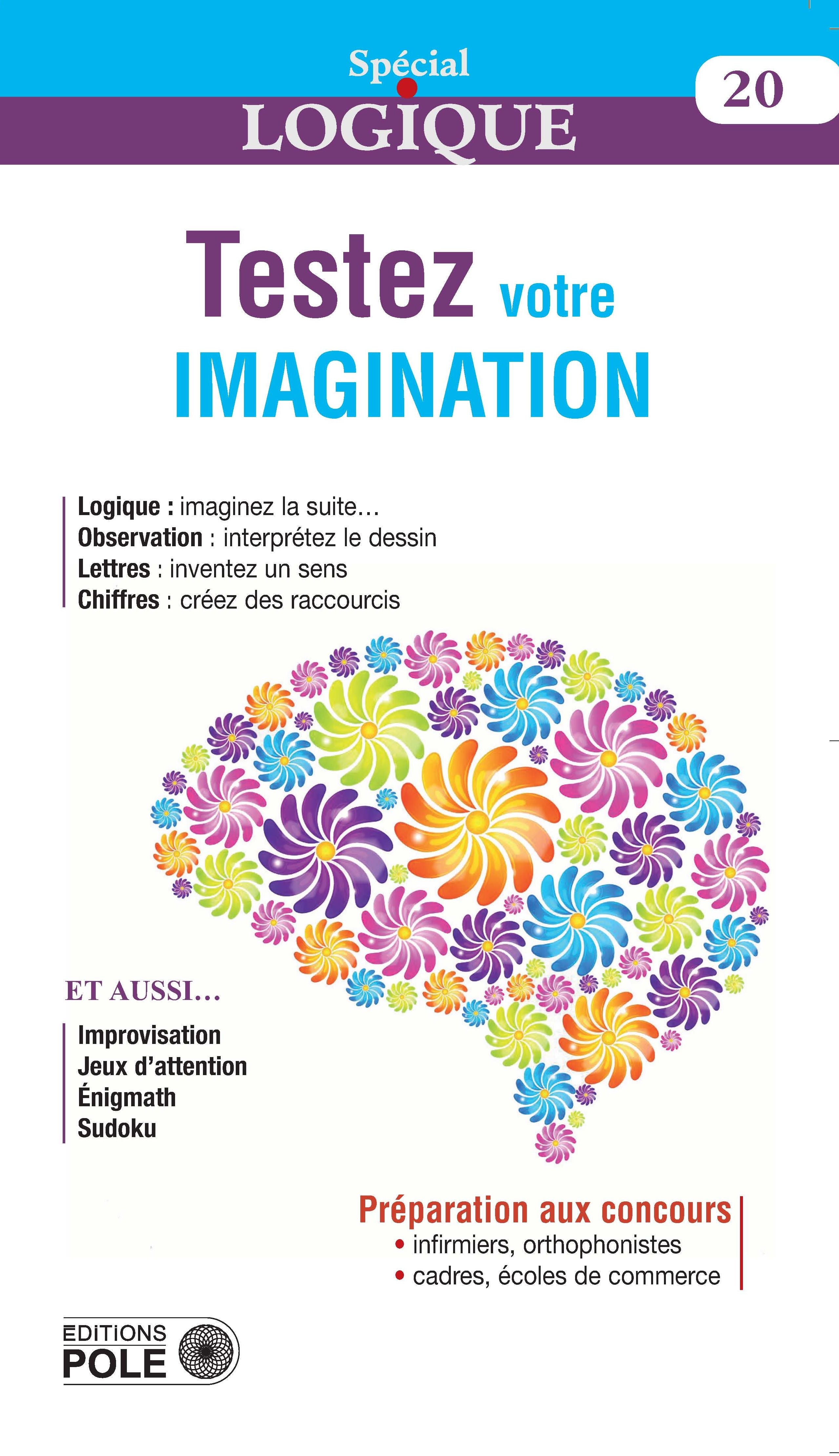 Couverture du livre Testez votre imagination (SPS20) de Collectif