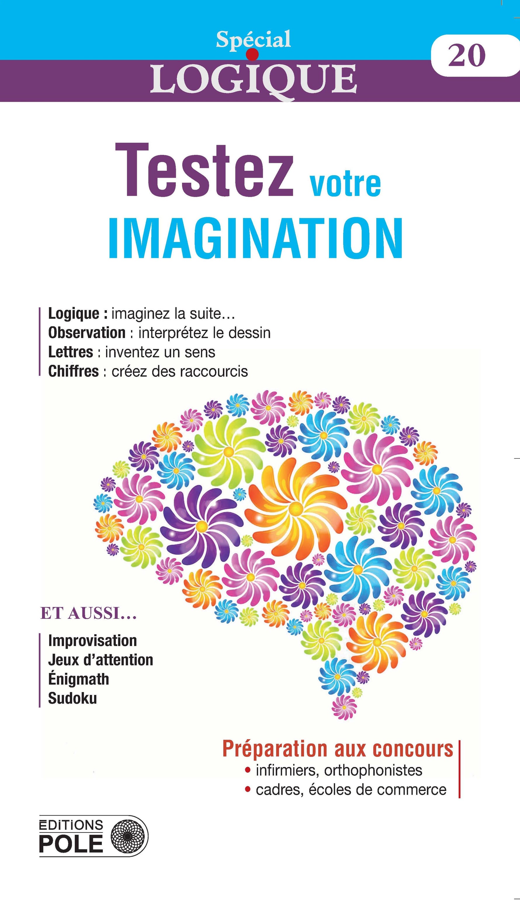 Couverture du livre Testez votre imagination (SPS20) de Collectif