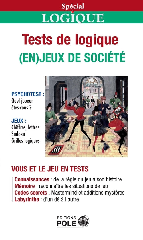 Couverture du livre Tests de logique et (en)jeux de société (SPS26) de Denis Auroux