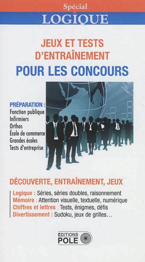 Couverture du livre Jeux et tests d'entrainement pour les concours (SPS27) de Collectif