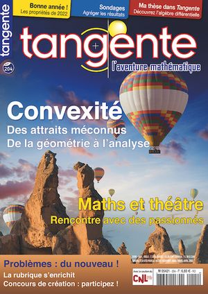 Couverture du magazine Numéro 204 Tangente magazine - Convexité