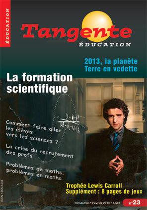 Couverture du magazine Numéro 23 Tangente éducation - La formation scientifique