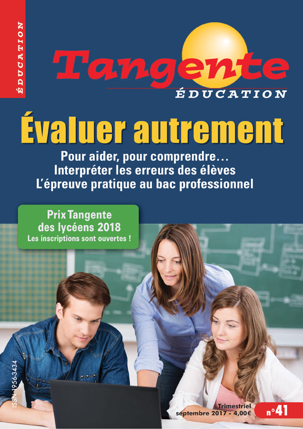 Couverture du magazine Numéro 41 Tangente éducation - évaluer autrement