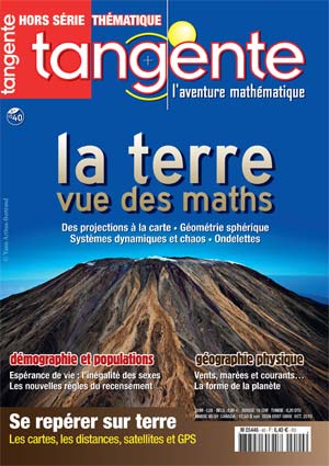 Couverture du magazine Tangente Hors-Série Thématique 40 - Maths et Géographie