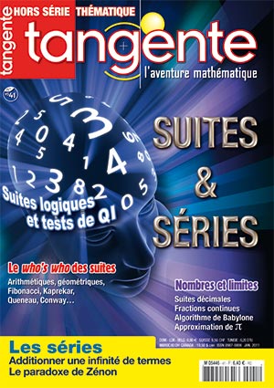 Couverture du magazine Tangente Hors-Série Thématique 41 - Suites et Séries