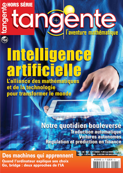 Couverture du magazine Tangente Hors-Série Thématique 68 - Intelligence artificielle