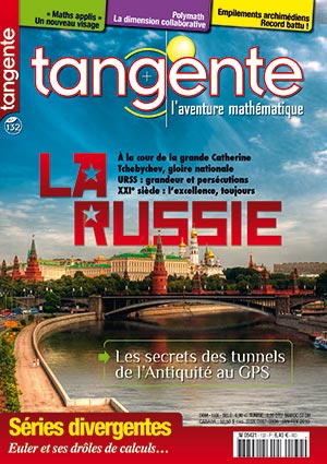 Couverture du magazine Numéro 132 Tangente magazine - La russie