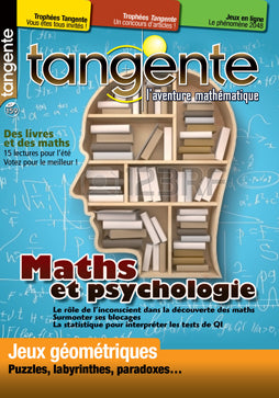 Couverture du magazine Numéro 159 Tangente magazine -  Mathématiques et psychologie
