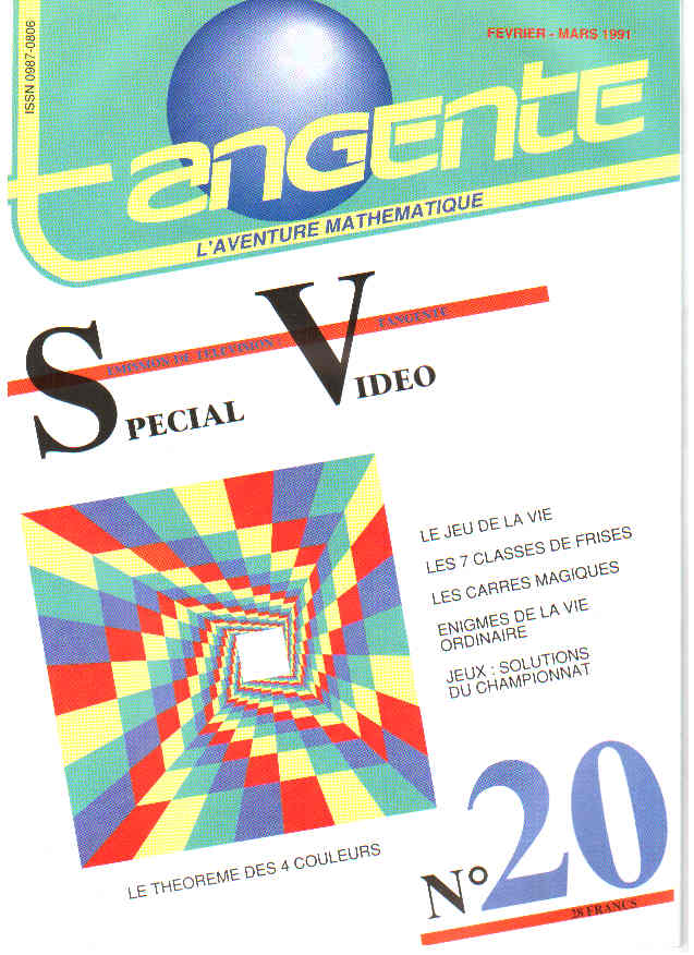 Couverture du magazine Numéro 20 Tangente magazine -  Spécial vidéo