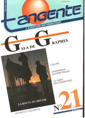 Couverture du magazine Numéro 21 Tangente magazine -  Gala de graphes